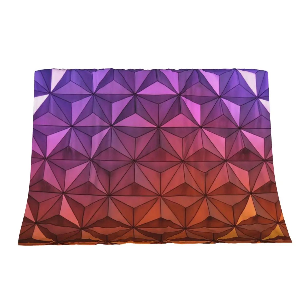 

Colorful Mosaic Purple Orange Throw Blanket Decoratives Bed covers Sofa Quilt Blankets