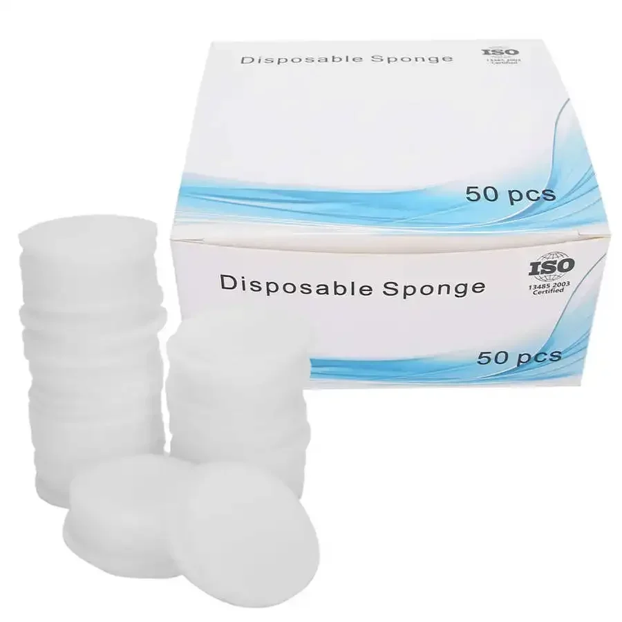 50pcs Dentist Foam File Cleaning Replacement Foam Sponges Pads Endo Files Oral Care Teeth Whitening Tools Disposable Sponge Pad