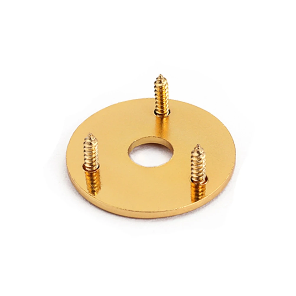 

Cat Eye 1/4 Inch Guitar Bass Jack Plate Input Output Copper Guitar Jack Plate Iron Durable Replacement Parts Accessories