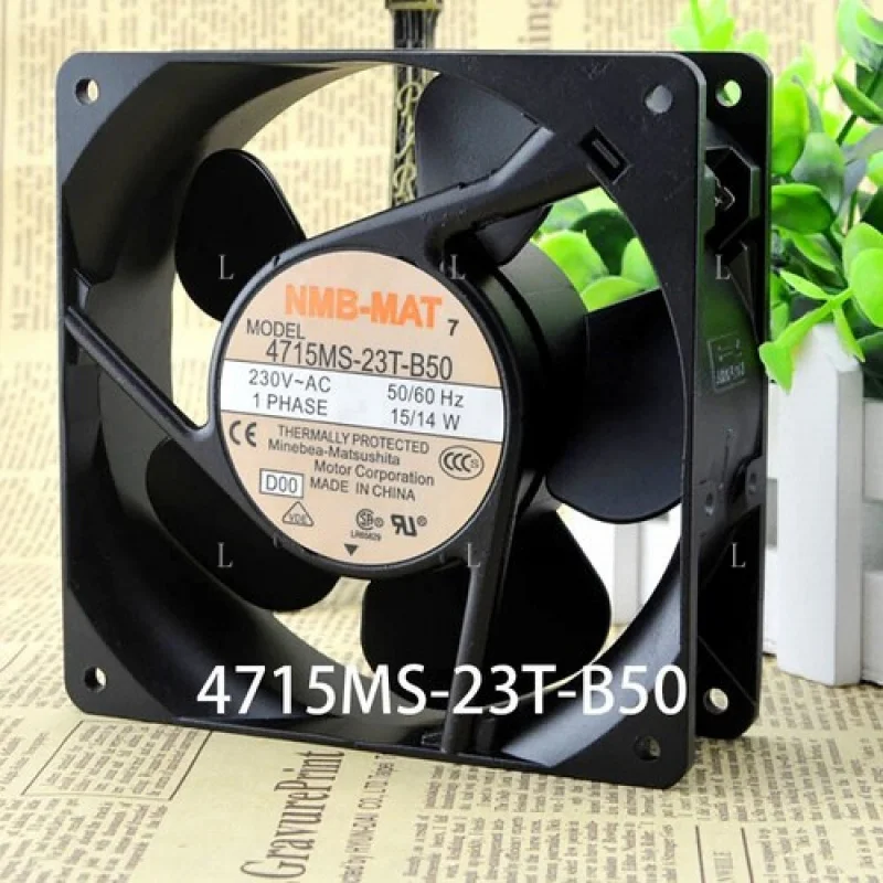L untuk NMB Silent Cooling Fan AC 230V 15/14W 120*120*38mm 4715MS-23T-B50 A00 radiator