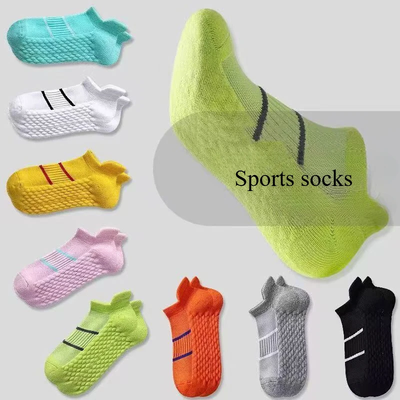 Men Women Running Socks Basketball Breathable Anti Slip Sport Cycling Walking Women Outdoor Sock Cotton Athletic No Sweat Sock