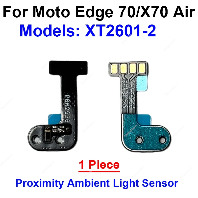 Flash Light Module Flex Ribbon For Motorola MOTO Edge 70 X70 Air XT2601-2  Light Proximity Ambient Sensor Ribbon Parts