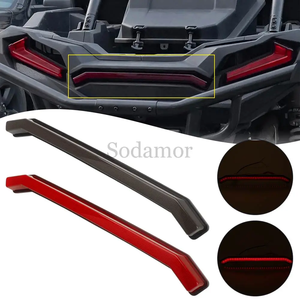 

ATV UTV 12 В светодиодный задний центральный длинный задний фонарь красный дым ABS часть подходит для Polaris 2019 RZR XP 4 1000 Ride Command Edition # 2413431