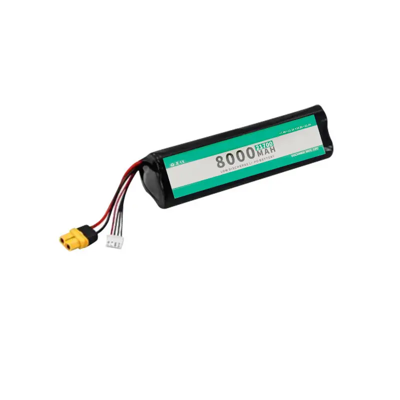 10C 21700 Power Lithium Battery Pack 3S2P 8000mAh For FPV Drones UAVs Fixed - Wing Model Aircraft Batteries