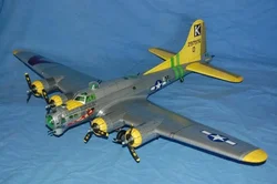 重いbomberの紙モデルキット、飛行飛行文字のボート、手工芸品、ボートB-17、1:47スケール