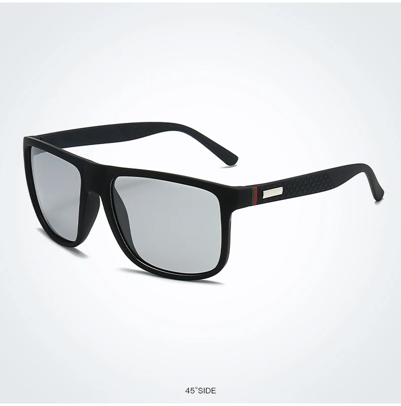 Mode photo chrome polarisierte Sonnenbrille Männer Frauen Vintage quadratische Sonnenbrille Mann Marke Designer Fahren Angeln UV400 Brillen – Detail 10