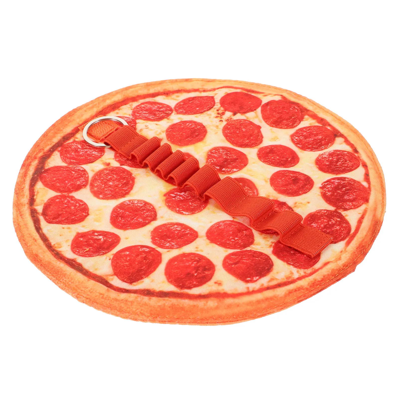 

Pizza Pencil Canvas Roll Pen Bag Lightweight Daily Use Large Canvas Pencil Pouch Capacity Storage Cute Writing Brush Holder