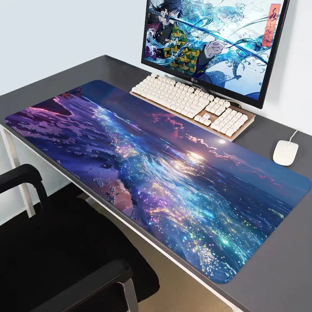 

Mouse Pad landscape desk accessories Mat Gamer Rug Xxl Keyboard Pad 1000X500x3MM Desk Mat Office Carpet Gaming Mouse Mats