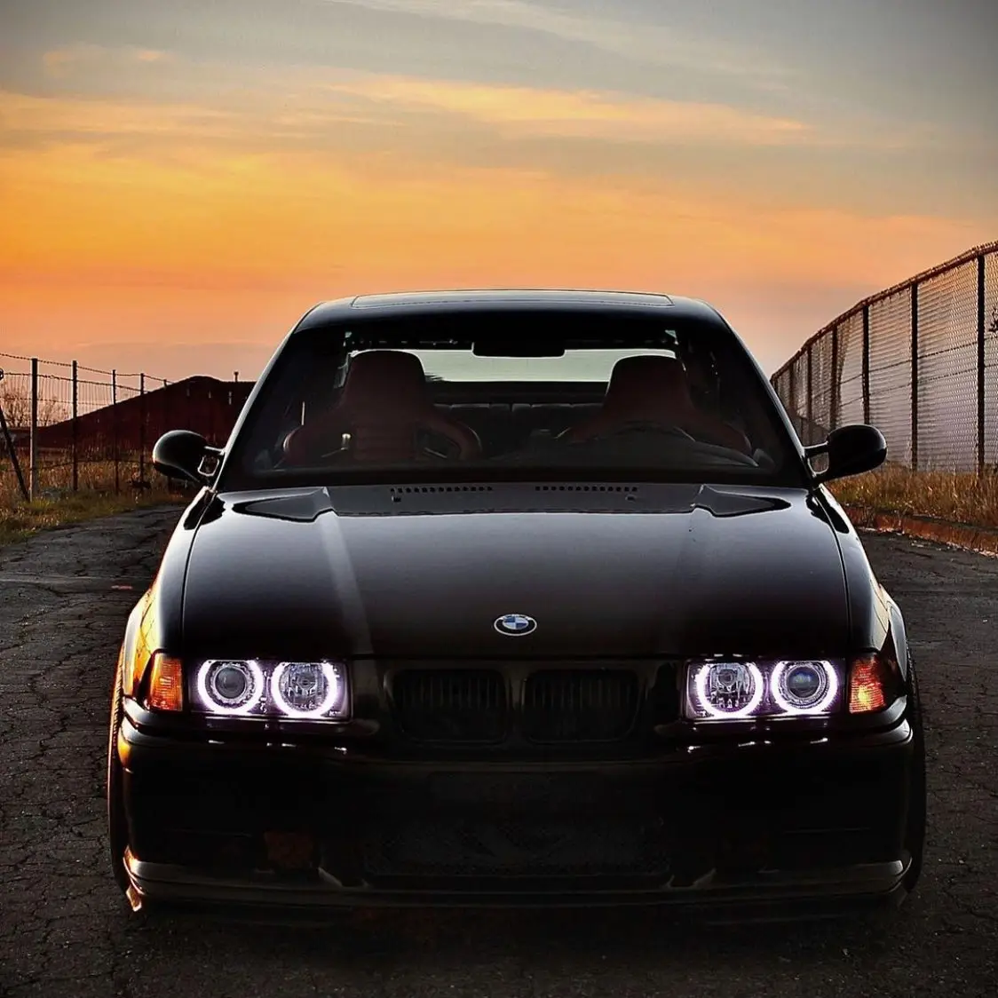 for BMW 3 series E36 316i 318i 318is 320i 323i 325i 328i 318tds 325td 1990-2000 CCFL Warm White Angel Eye  Kit accessories