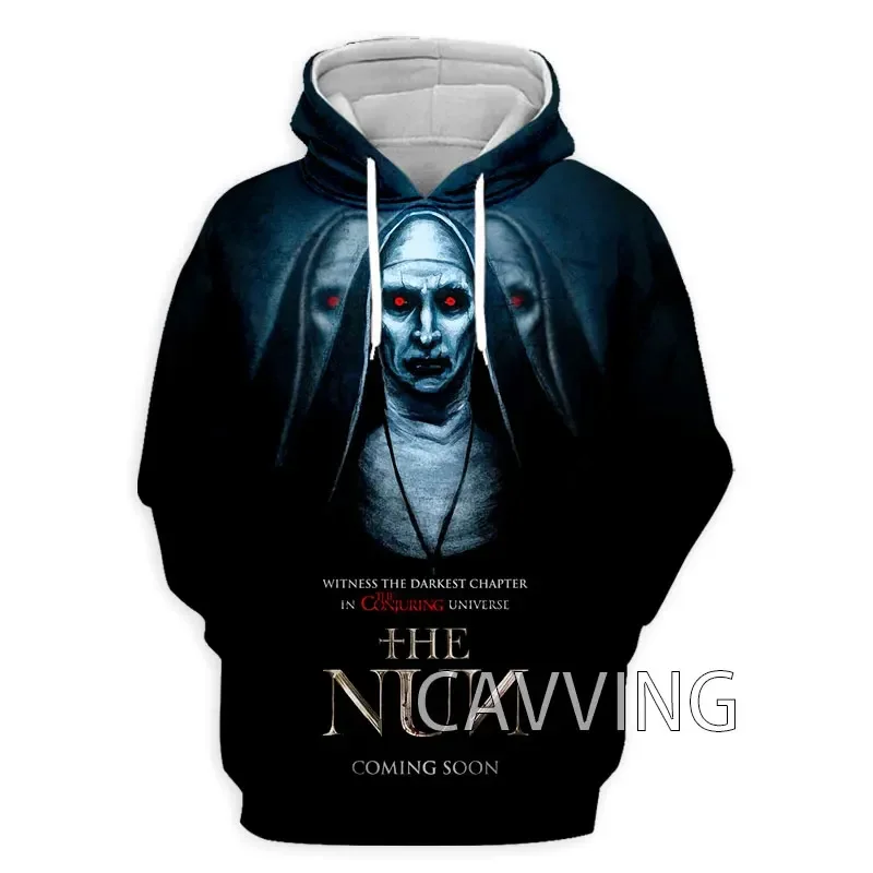 

Movie The NUN Hoodies 3D Print Men Women Streetwear Casual Oversized Y2k Harajuku Hooded Sweatshirts Tops Kids Clothing