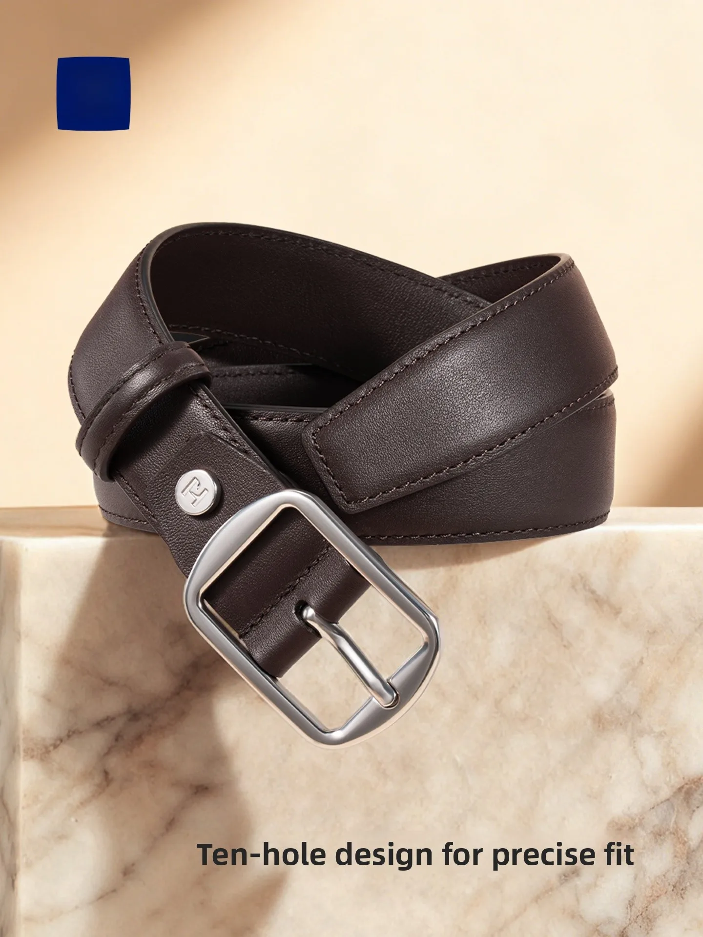 casual-style-men's-belt-fashionable-young-adults-top-layer-cowhide-leather-buckle-belt-hla-brand-summer-collection-2026