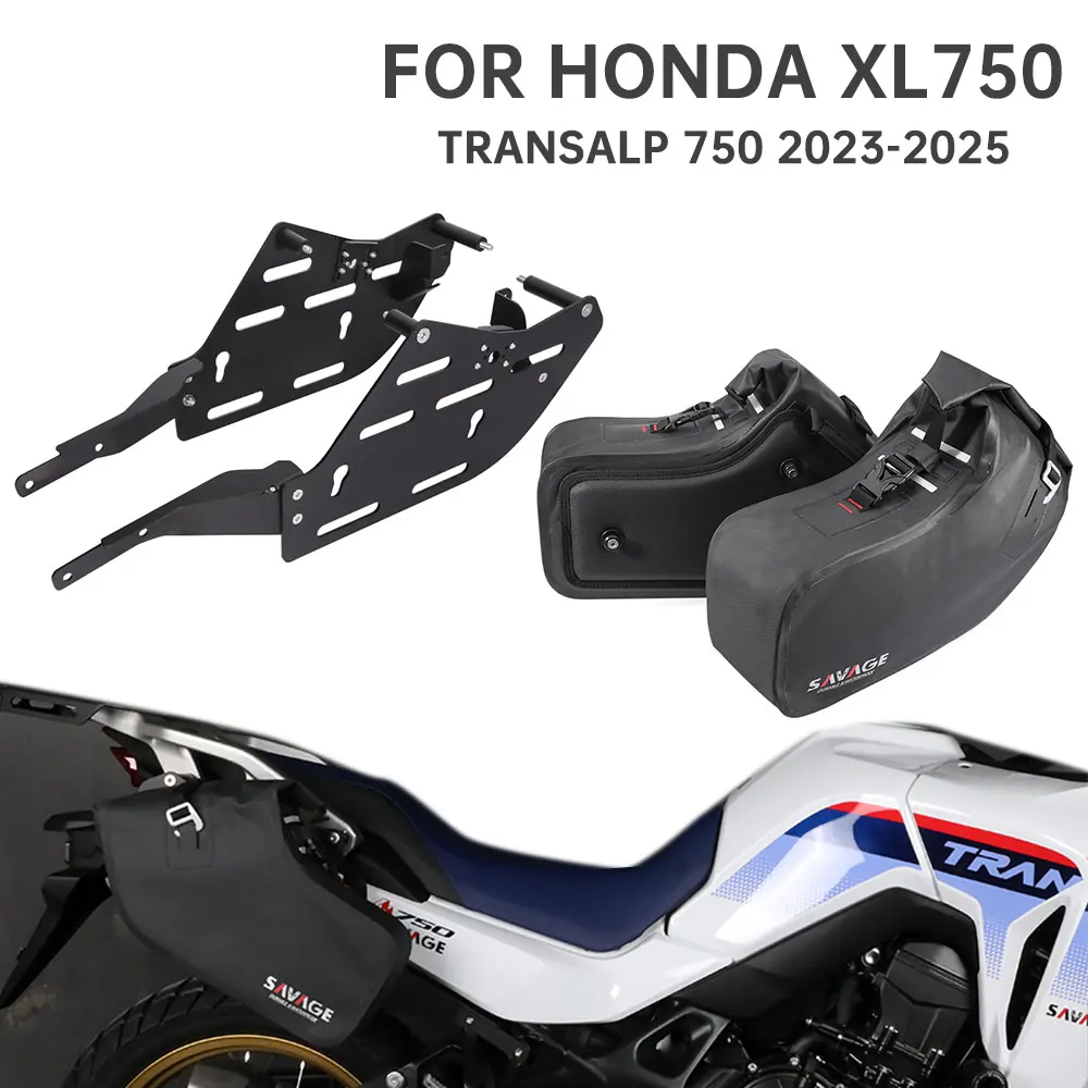 

2025 Transalp 750, держатель для седельной сумки для Honda XL750 Transalp 750, боковые сумки для хранения, седельная сумка, кронштейн для багажа