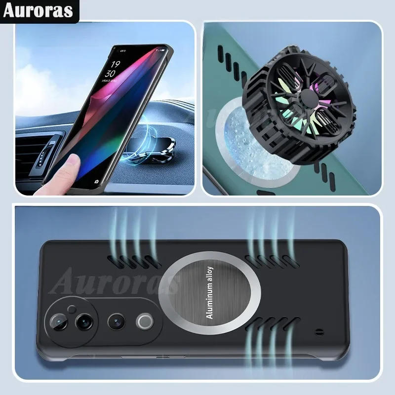 Роскошный безрамный Магнитный чехол для VIVO V40