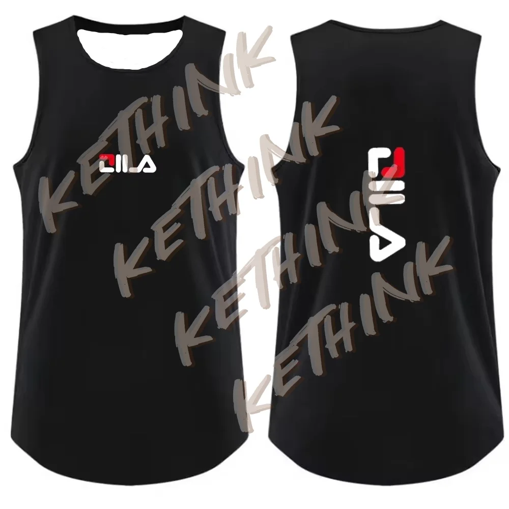 

Men's Tank Top Casual Breathable Sleeveless Shirt Outdoor Basketball Sports Vest Fashion Gym T-shirt Man Summer Street Loose Tee