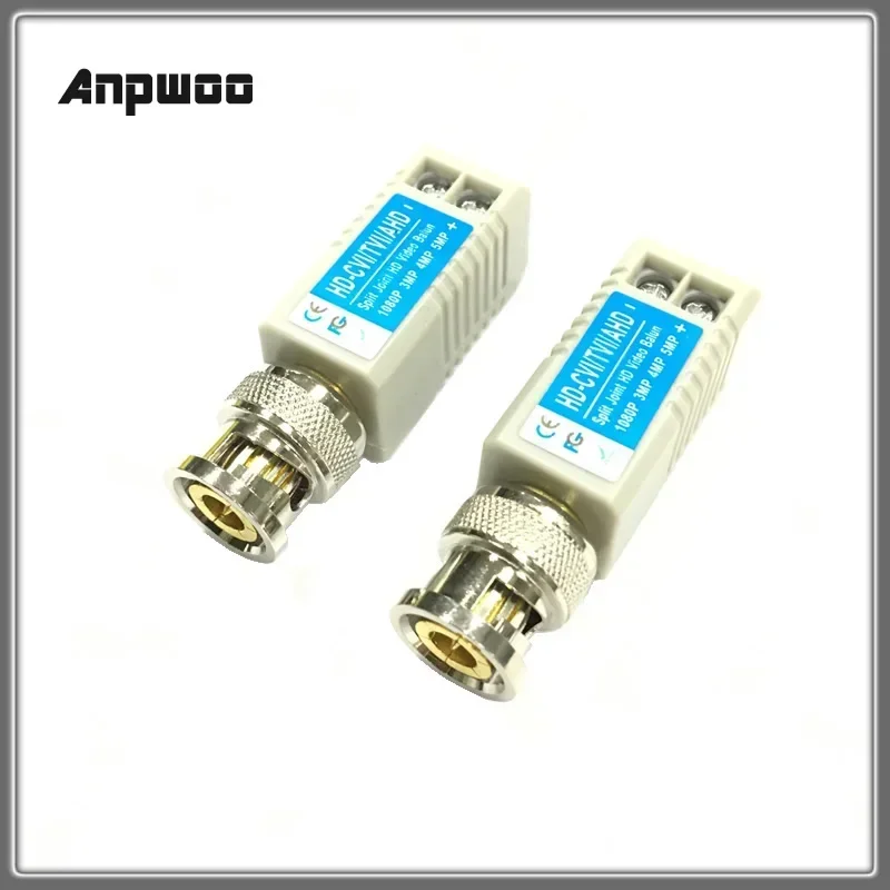 نطاق 2MP 3MP 4MP 200M (660ft) لأجهزة الإرسال والاستقبال السلبية HD CVI/AHD/TVI الملتوية BNC CCTV Cat5 CCTV UTP Video Balun 100B