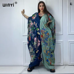 WINYI Original Bohemian printing loose jumpsuit