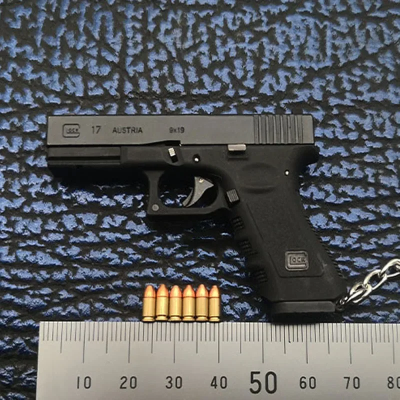 1PCS Miniature Model 1:3 Glock G17 Parts Bullet / Magazine / Cover / Metal Box Alloy Mini Toy Gun Model Accessories