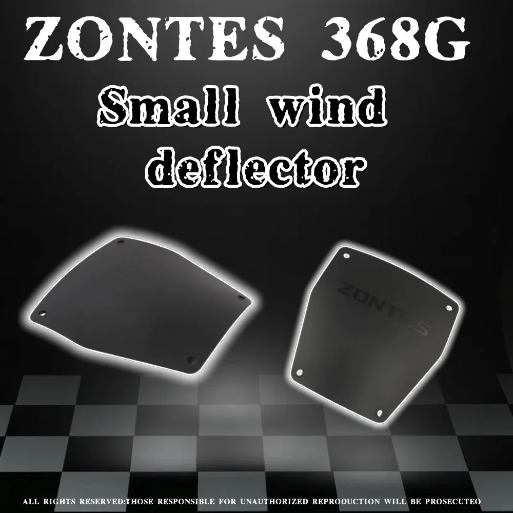 

Motorcycle front windshield small windshield hood deflector small windshield original accessories for ZONTES 368G 368g