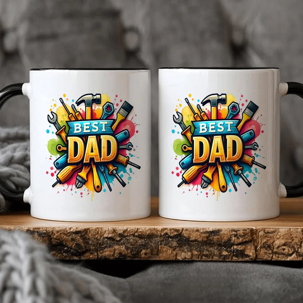Hot-selling DAD Father's Day pattern coffee cup high value design gift coffee cup manufacturer