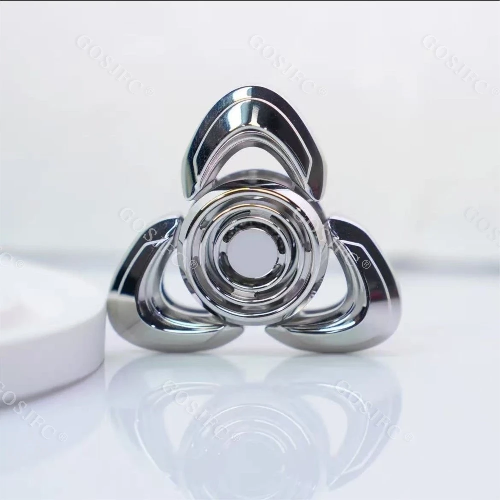 J ZONE EDC Stone Wash Fidget Spinner ze stali nierdzewnej Zabawka antystresowa Fidget Toys dla dorosłych