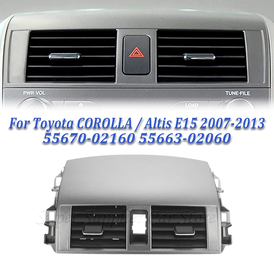 GXARTS Center Dash AC Vent Panel For Toyota Corolla 2009-2013 - Direct OEM Replacement