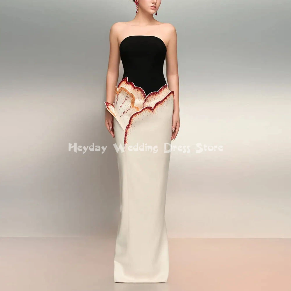 

Heyday Customized Women's Strapless Beaded Luxury Evening Dresses With Sleeveless Mermaid Floor-Length Elegant Dresses 2025