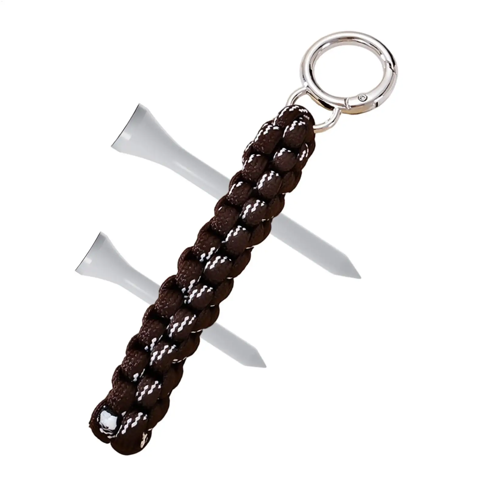 Rope Purse Charm Portable Keyring Golf Tee Holder Keychain For Adults Kids Golfer Wallet Schoolbag Handbag Home Decoration