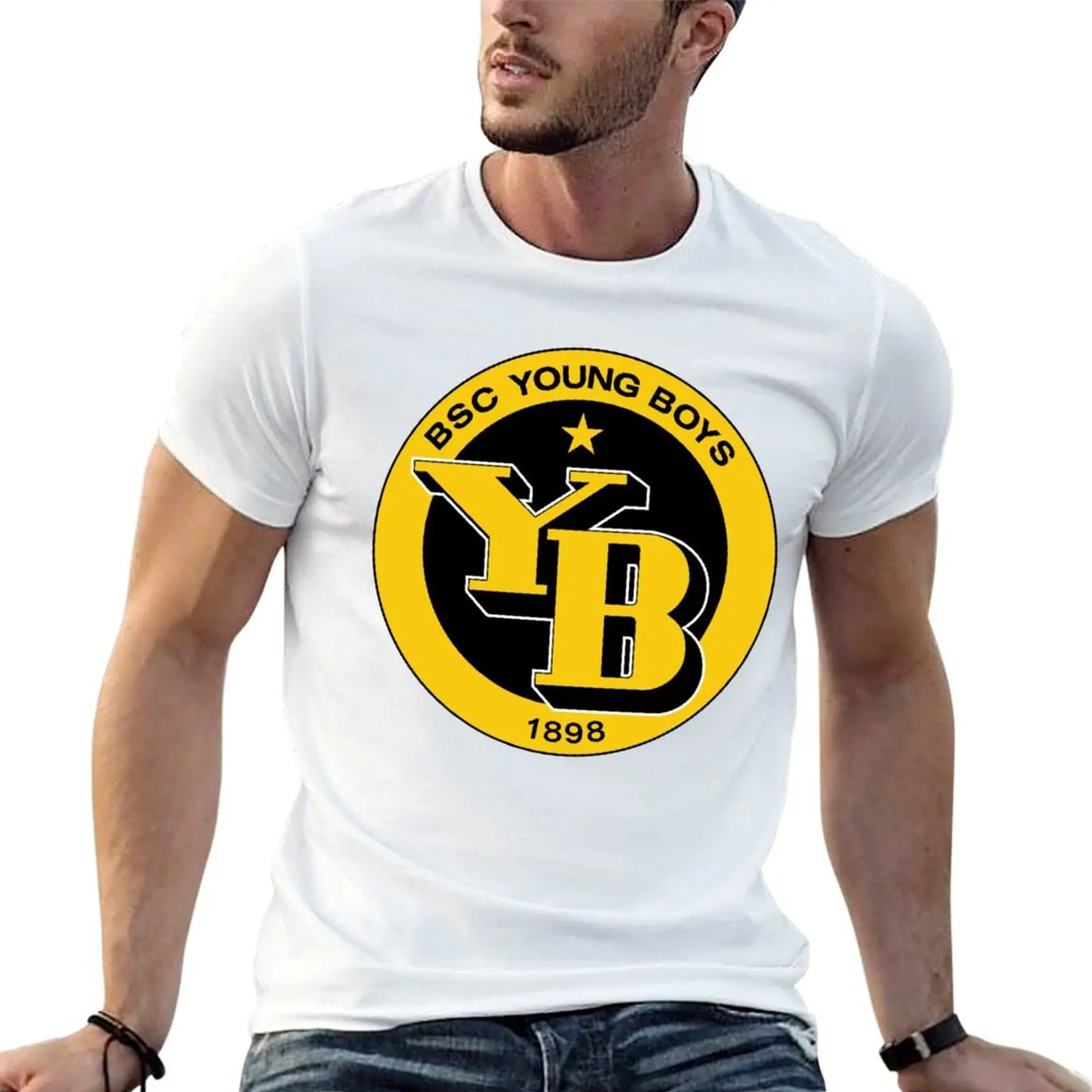 

BSC Young Boys T-Shirt man t shirts for men casual t shirts for man pack white T-Shirt