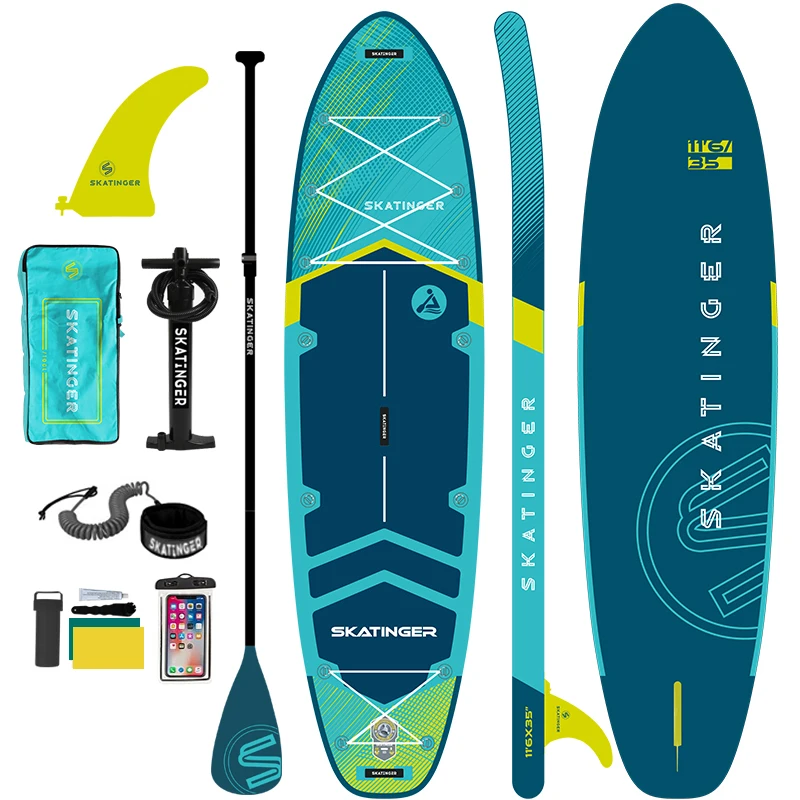 skatinger Factory Direct Sale Colorful Customized Design Isup Inflatable Stand Up SUP Paddle Board Surfboard