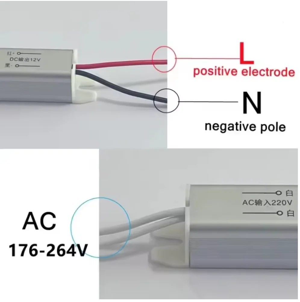 Ultrathin Switching Power LED Driver Power Supply AC220V To DC12V 24V LED Strip Lighting Transformer 24W 36W 48W 60W 72W 100W