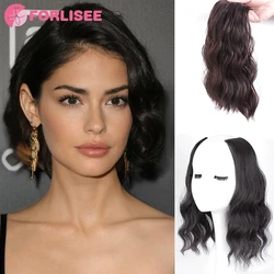 FORLISEE Wig Piece Female Fluffy Curly Hair Pad Hair Piece Increases Head Hair Pad Hair Root Extension On Both Sides Of The Head