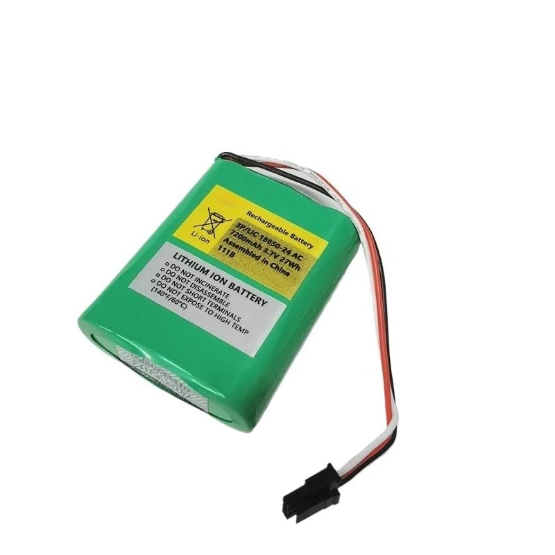 جديد 3P/LIC 18650-24 AC 3.7V 7200mAh بطارية ليثيوم قابلة للشحن مع 3 خطوط