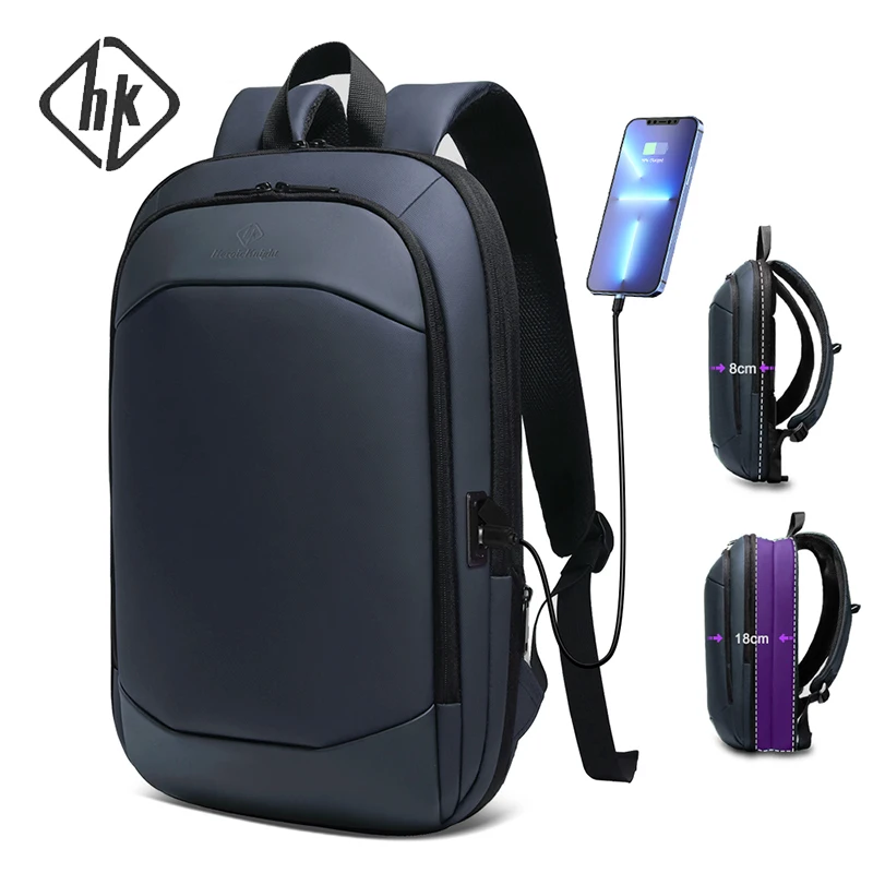 HK Business Backpack For Men Expandable Waterproof 17