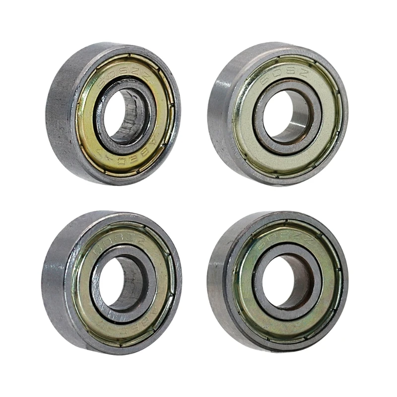 10pcs Ball Bearings 608zz For Skateboard 3D Printer Skates High Carbon Steel