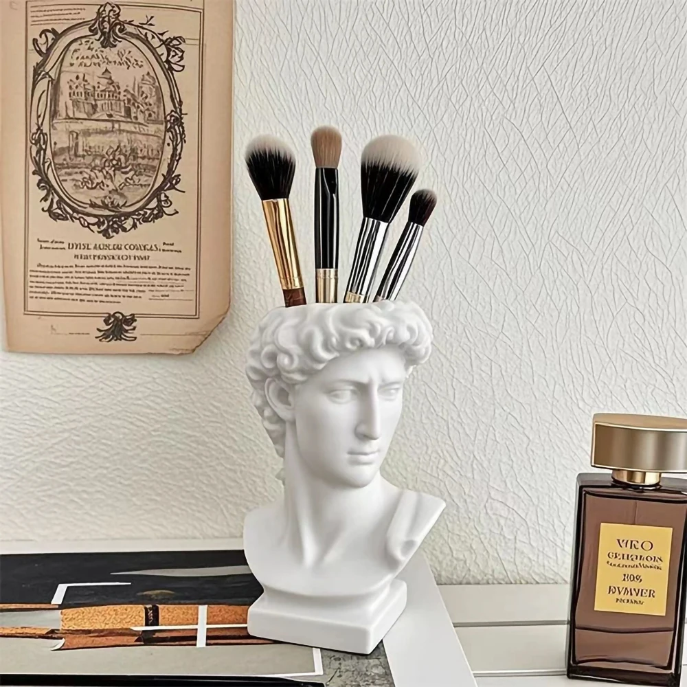 Фигурка греческой мифологии, голова Давида, портреты, бюст, мини-гипсовая статуя, практика рисования, поделки, гипсовая скульптура, скандинавский декор