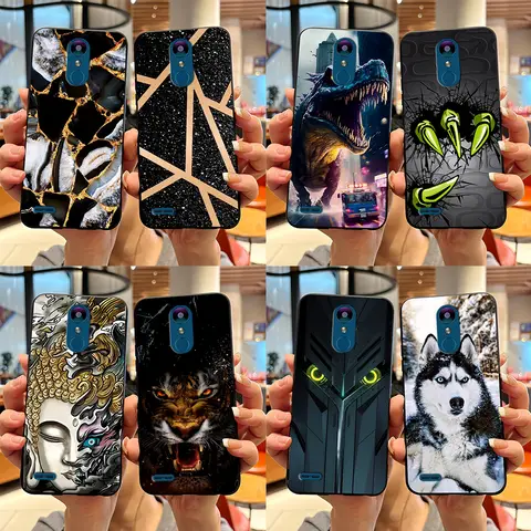 Fall für LG K9 5,0 "Abdeckung Mode Marmor Weiche TPU Silikon Schutzhülle Telefon Fall Für LG K9 K9 LMX210NMW coque LGK9 X210 Fundas