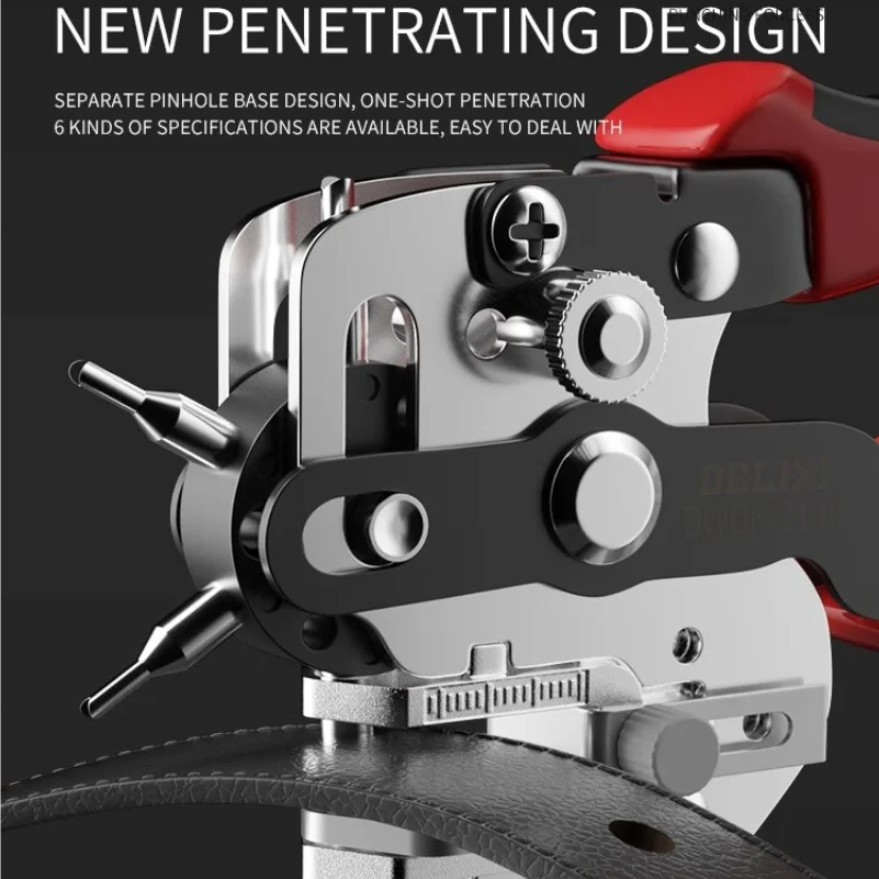 Hole Punch Plier New Design Eyelet Puncher DIY Tool Watchband Strap Household Punching Leathercraft Leather Belt