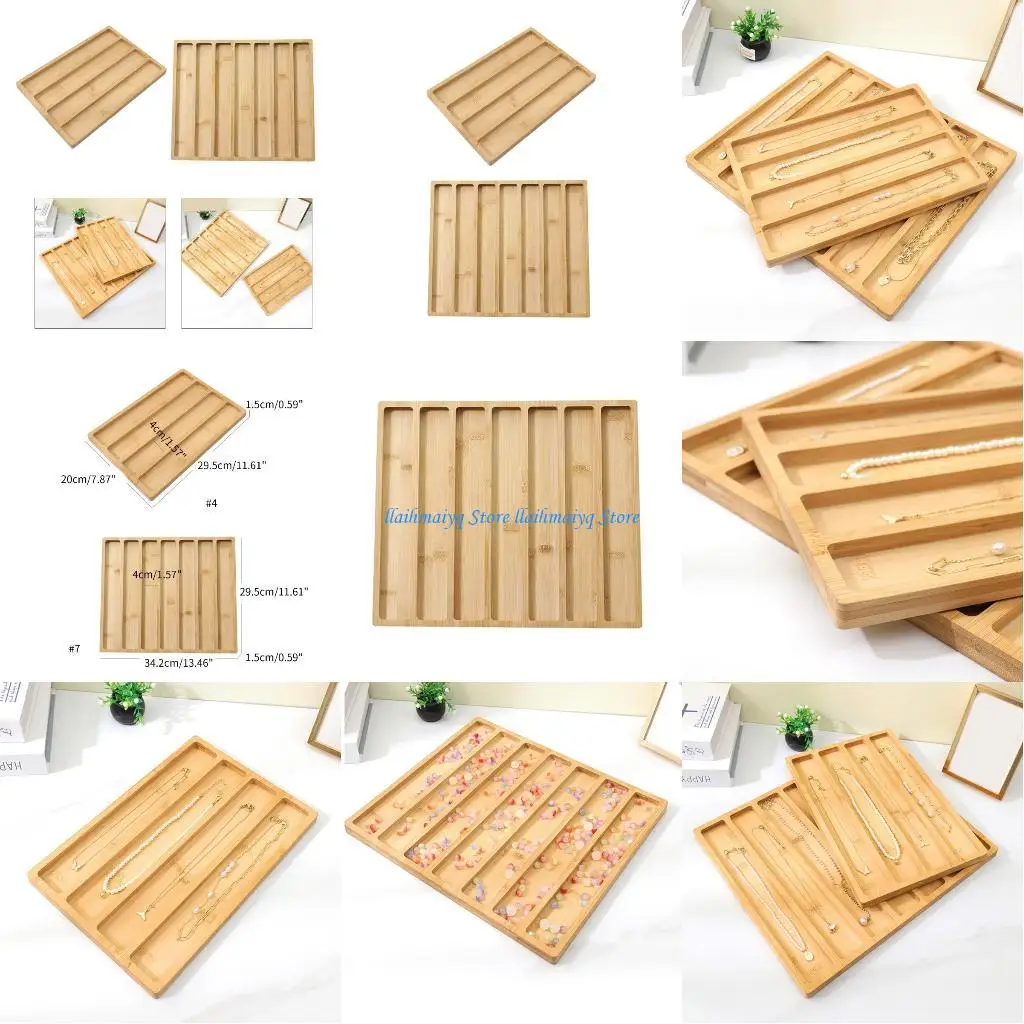 

573B стильный деревянный держатель для ювелирных изделий, поднос для ювелирных изделий, поднос для демонстрации ювелирных поднос