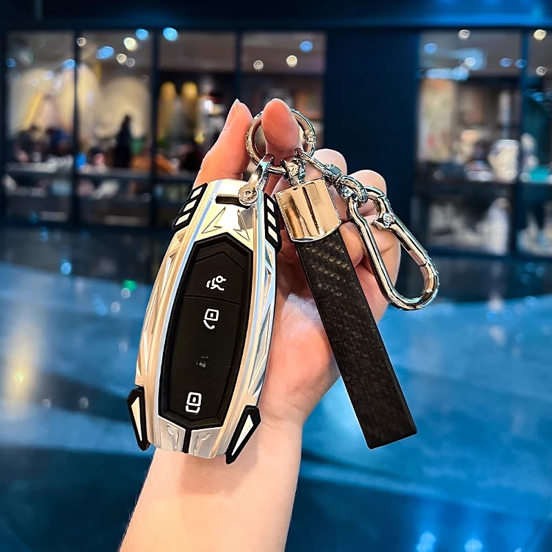 Heavy Duty Metal Key Cover for Mercedes GLC260 E300L GLE350 C200L GLB Anti Scratch Zinc Alloy Case