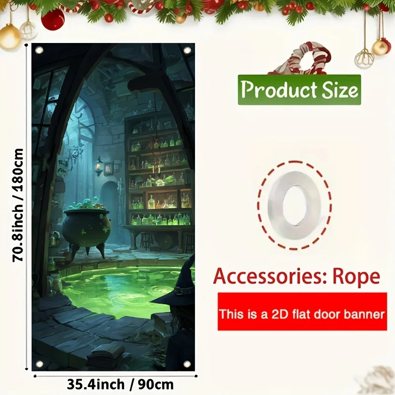 2D planar decorative panels, magical enchantment workshop fantasy decorative door curtain