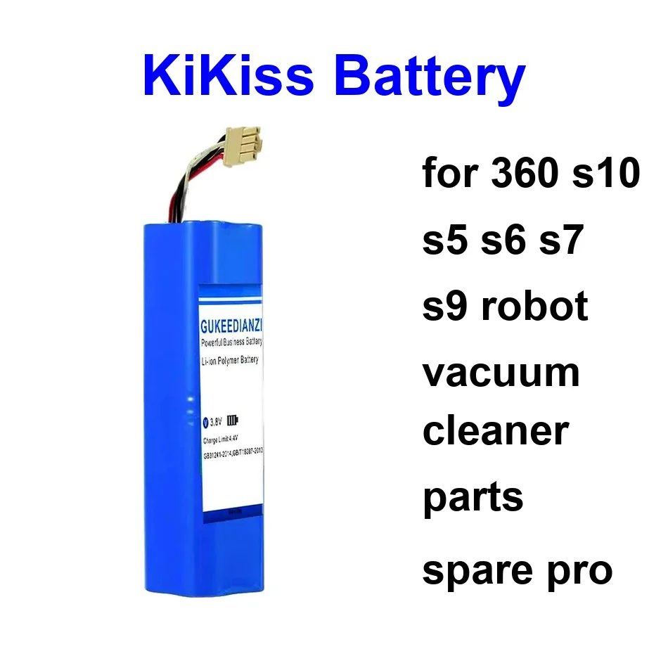 

Аккумулятор премиум-класса 3450-5950 мАч для робота-пылесоса 360 S10 S5 S6 S7 S9, запчасти, запасные части Pro