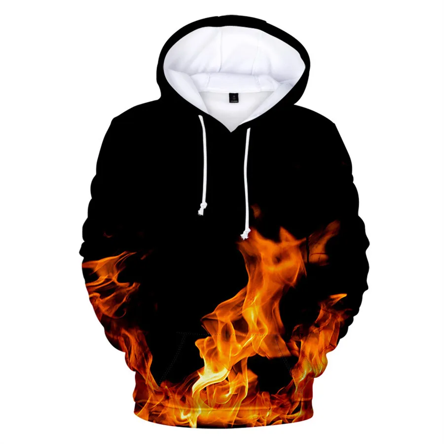 

New Colorful Flame hoodie sweatshirts long sleeve mens hoodies sweatshirt pullover cardigan men women Jacket coat