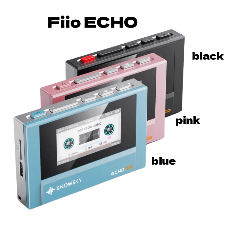 Fiio ECHO MINI portable HiFi high-definition sound card lossless MP3 fever retro music player