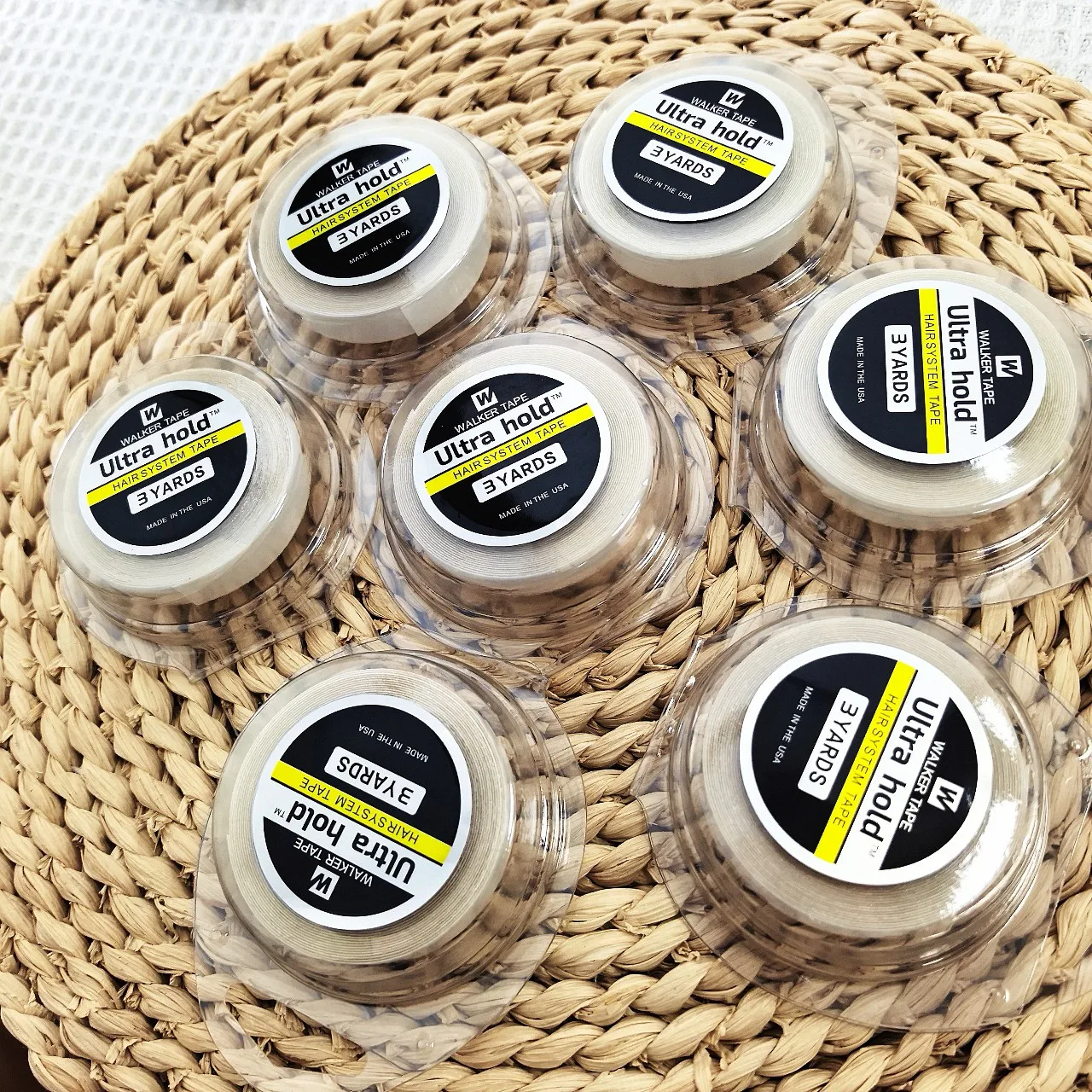 3yaeds الأبيض سوبر الشريط على الوجهين الشريط شعر مستعار لاصق تثبيت قوي 0.8/1.0/2.0 سنتيمتر صندوق الشريط 1/2 قطعة