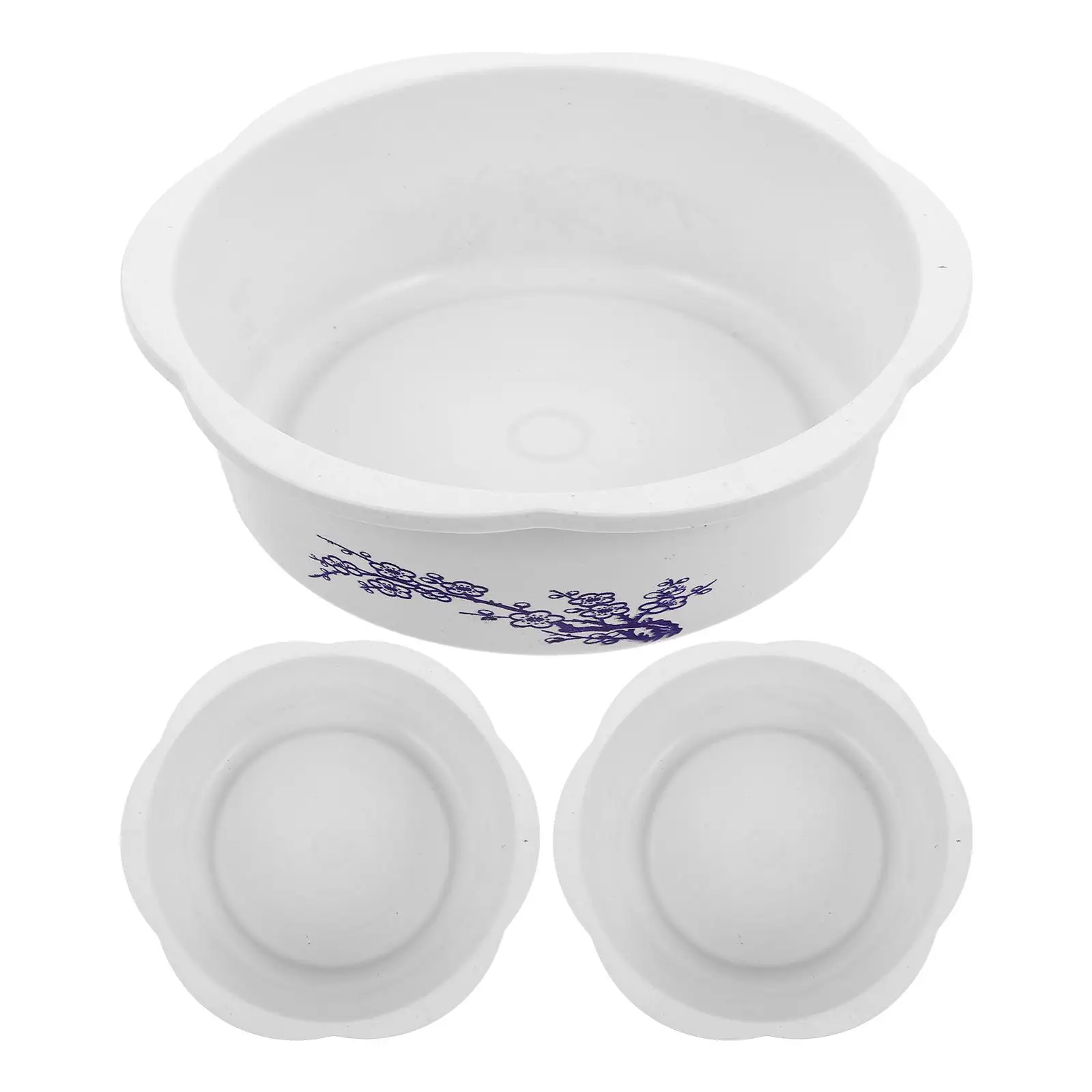 Maceta hidropónica para flores de loto, macetero flotante no poroso para interiores, 3 uds.