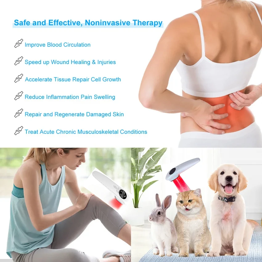 

Deep Tissue Laser 3X808nm 14X650nm High Intensity Therapy Cost For Frozen Shoulder For Inflammation Ulcers Dogs Cats Horses