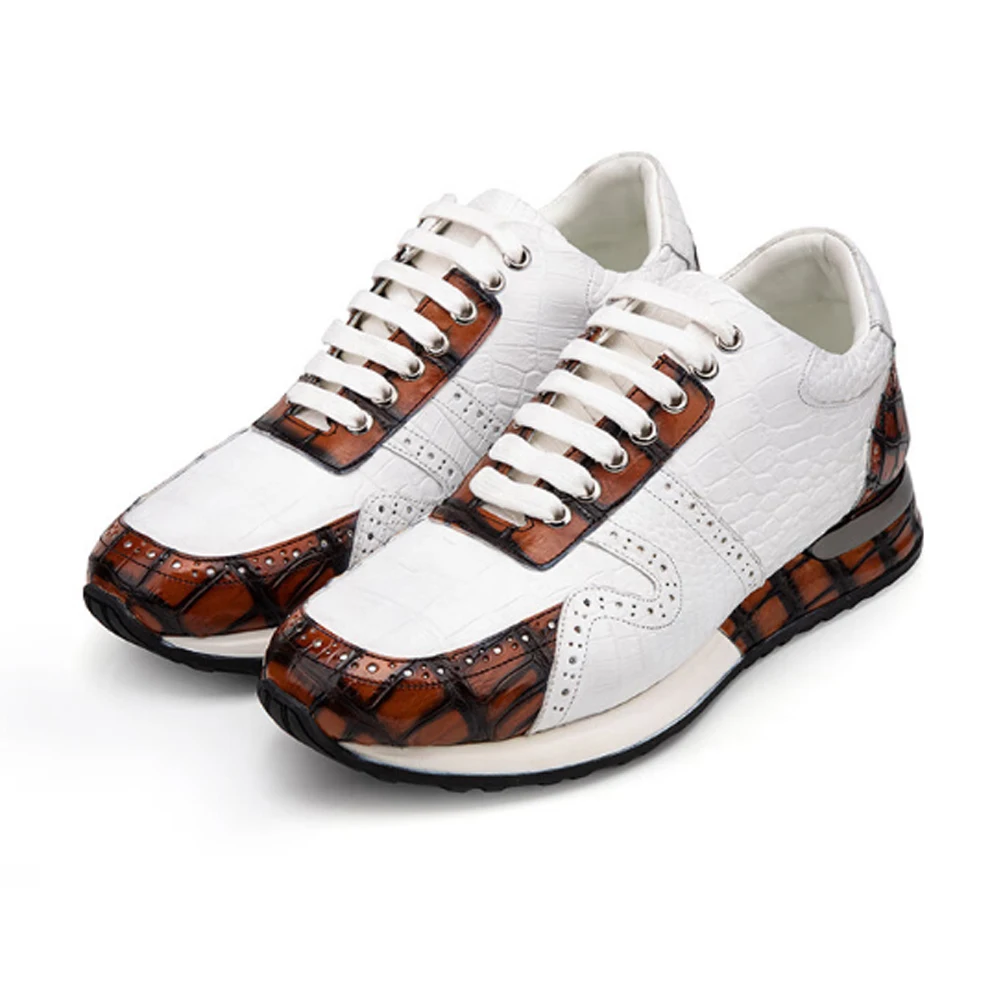 

yinshang men leisure crocodile shoes male shoes fashion brush color