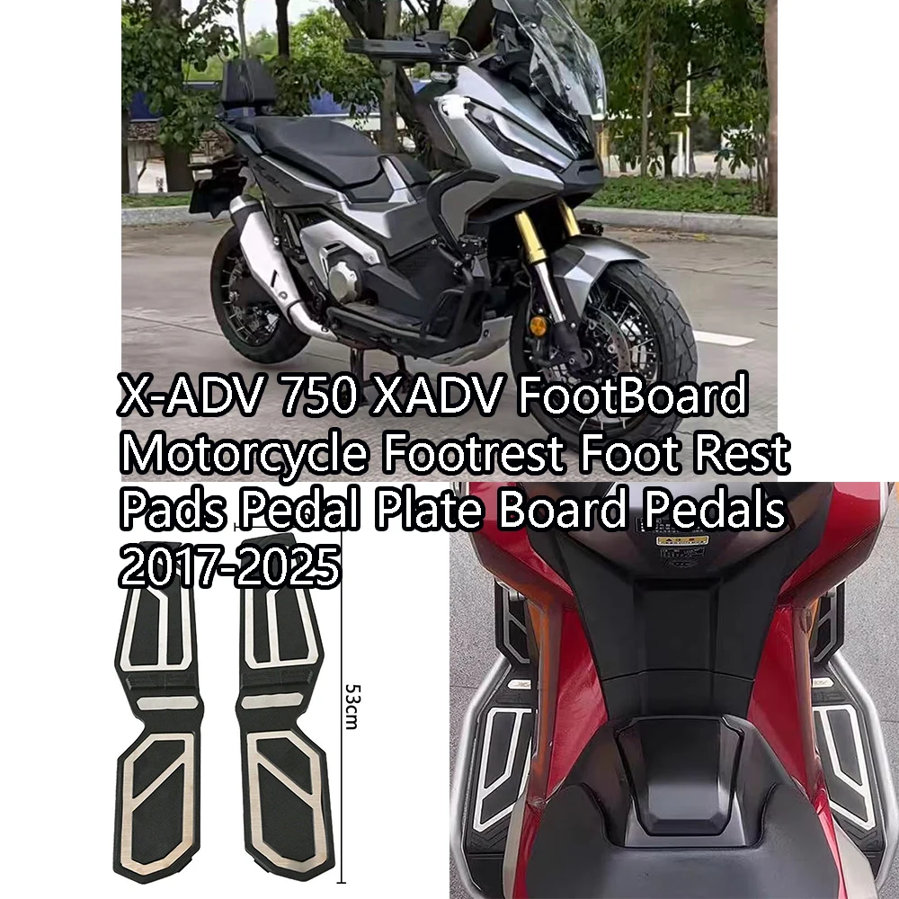 accessoires-moto-pour-honda-x-adv-750-xadv-repose-pieds-plateaux-de-repose-pieds-plaques-de-pedale-2017-2025