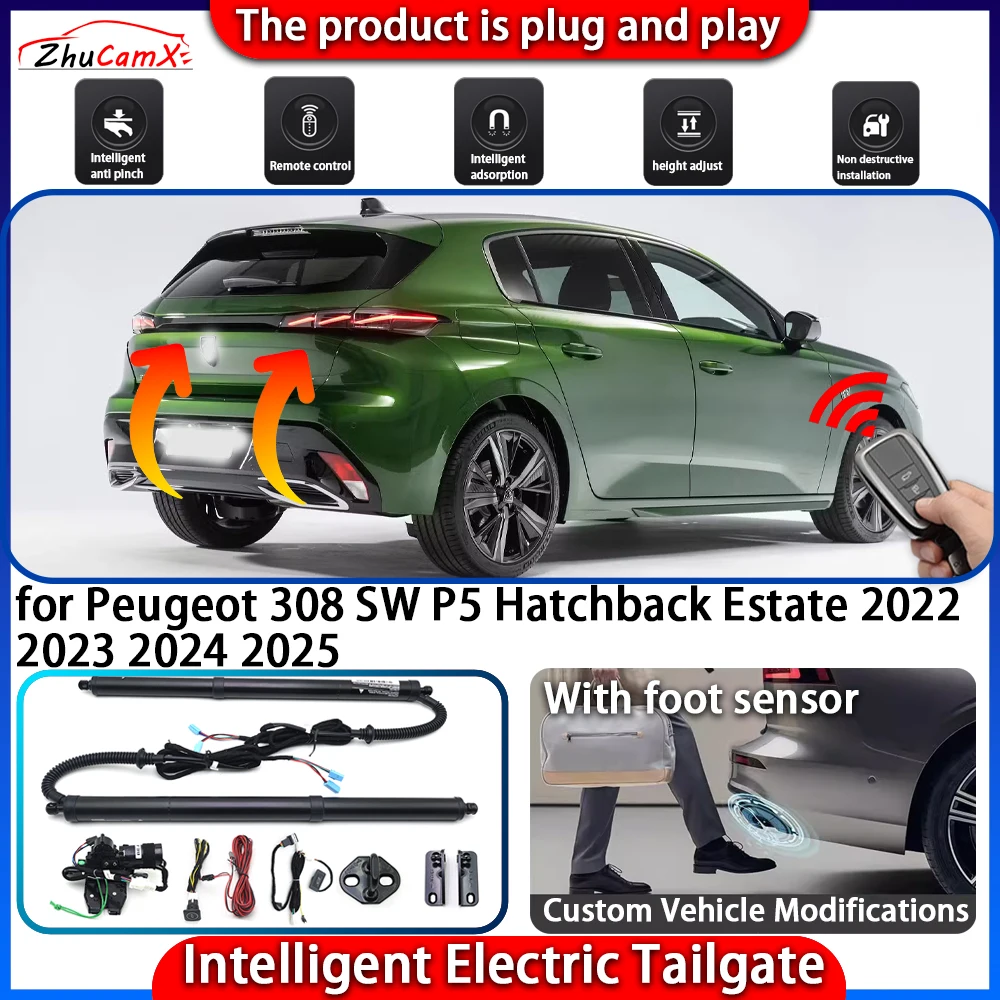 

Smart Powered Tailgate System for Peugeot 308 SW P5 Hatchback Estate 2022 2023 2024 2025 Automatic Intelligent Trunk Control Kit