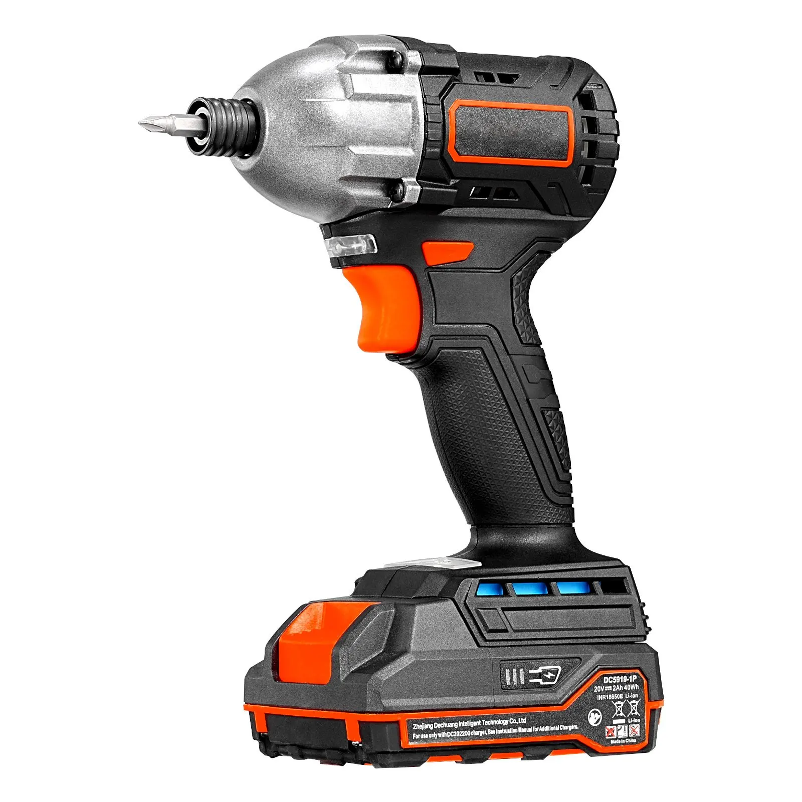

Impact Driver, 1/4 Inch, 2800 RPM Max Speed, 20 V Brushless Motor, Electric Cordless Impact Driver Kit With Battery And Charger